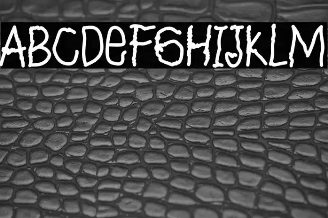 The Lazt Kinderjay Font examples