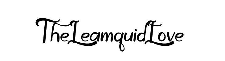 The Leamquid Love  les polices de caractères gratuit tlcharger