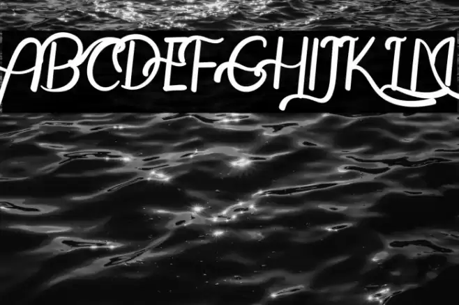 The Leamquid Love Font examples