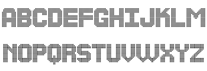 The Led Display St Font LOWERCASE