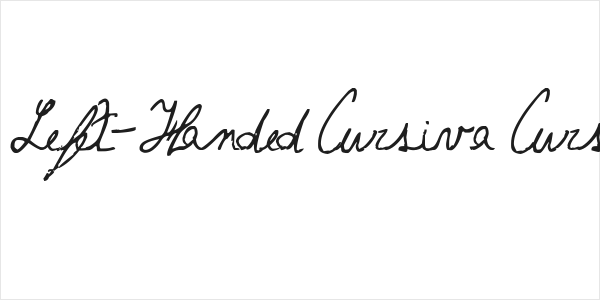The Left-Handed Cursiva Cursiva Logo
