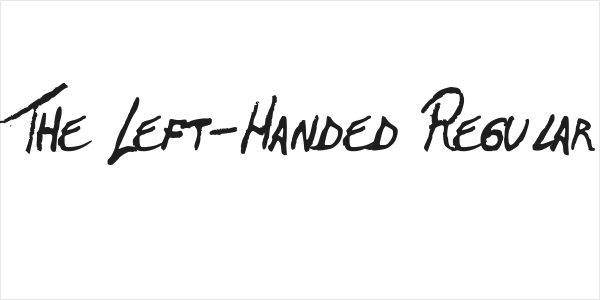 The Left-Handed Regular Logo