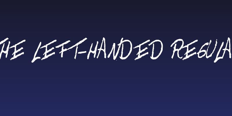The Left-Handed Regular Social Header