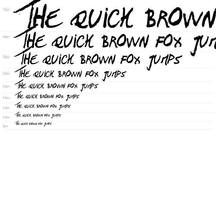 The Left-Handed Regular Waterfall