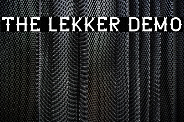 The Lekker DEMO Example 1
