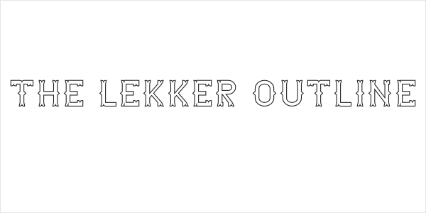 The Lekker Outline Logo