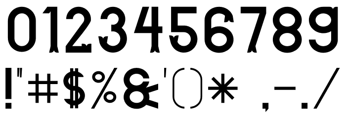 The Lekker Font OTHER CHARS