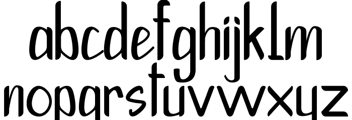 The Leviathan Font LOWERCASE