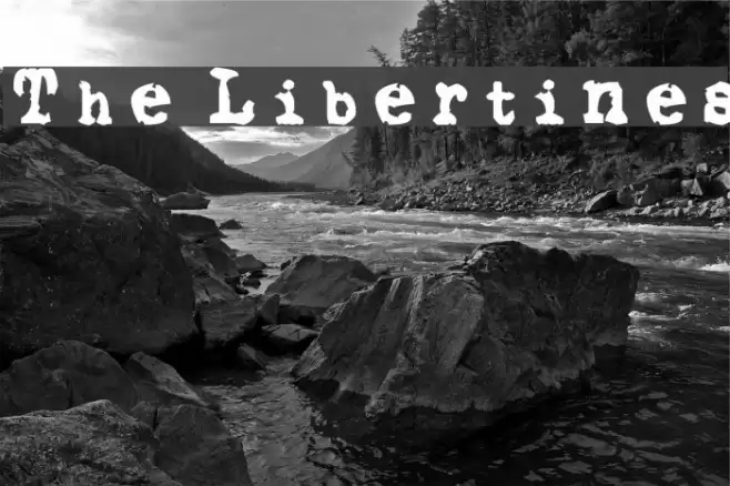 The Libertines Font examples