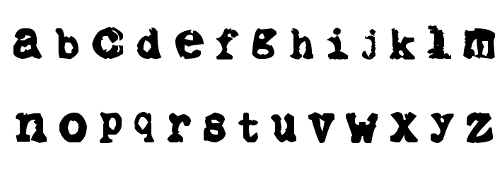 The Libertines Font LOWERCASE