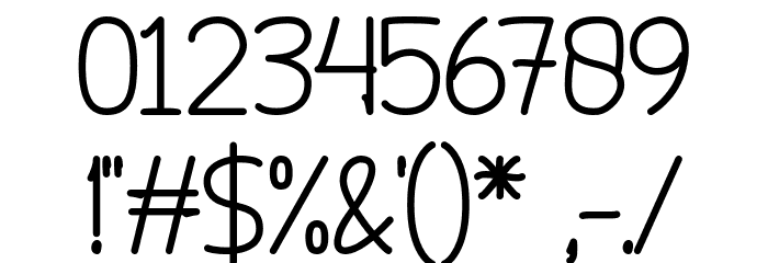 The Lightness Font OTHER CHARS