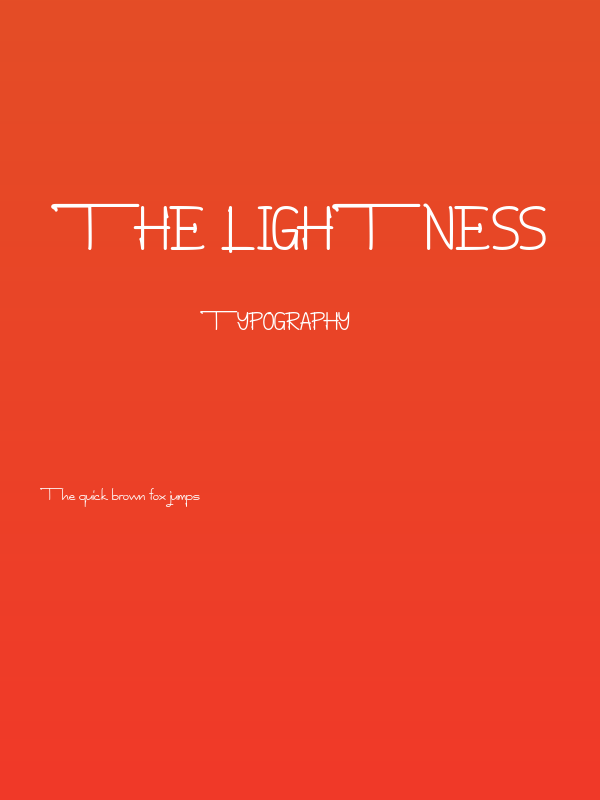 The Lightness Poster