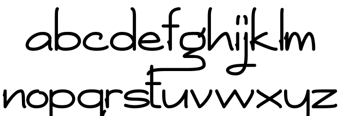 The Lightness Font LOWERCASE