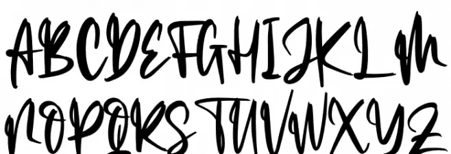 The Limited Schriftart Groß