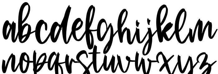The Limited Font LOWERCASE