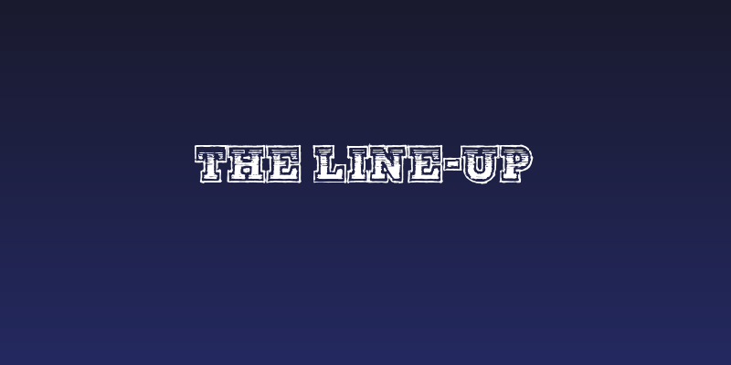 The Line-Up Social Header