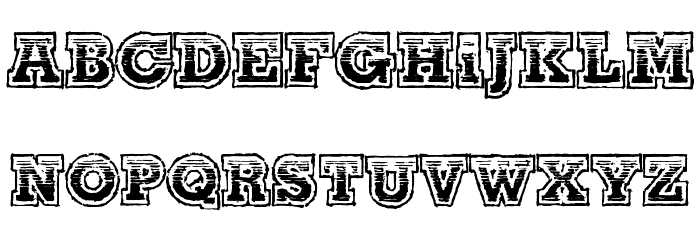 The Line-Up Font LOWERCASE