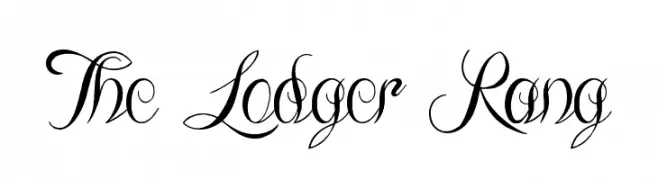 The Lodger Rang  नि: शुल्क फ़ॉन्ट्स डाउनलोड