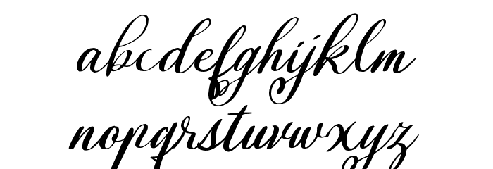 The Longlight Font LOWERCASE