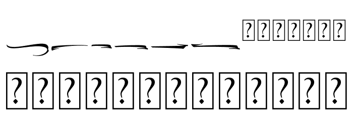 The Lord Night Thorn Swash Font LOWERCASE