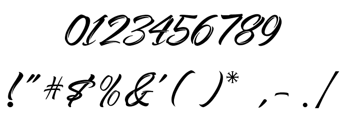 The Lord Night Thorn Font OTHER CHARS