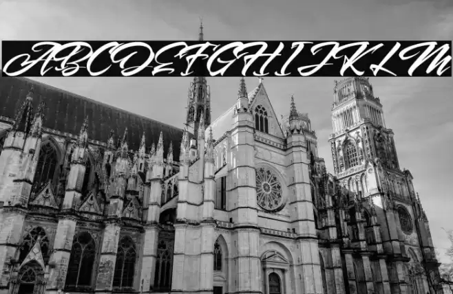 The Lord Night Font examples