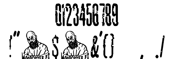The Lord Of Glitch Font Alte caractere