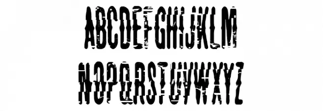 The Lord Of Glitch Caratteri MAIUSCOLE