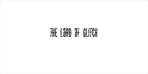 The Lord Of Glitch Logo