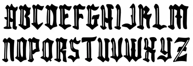 The Lord of Steel फ़ॉन्ट लोअरकेस