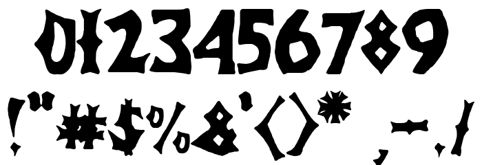 The Lord of War Font OTHER CHARS
