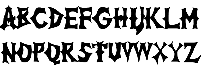 The Lord of War Font LOWERCASE