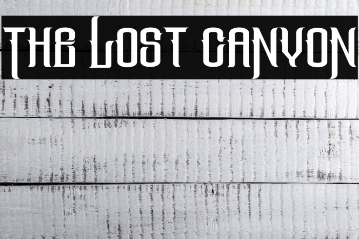 The Lost Canyon Example 2