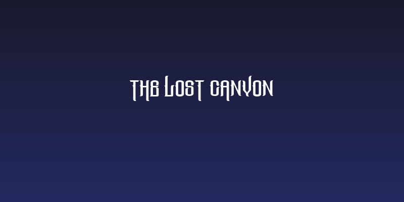 The Lost Canyon Social Header