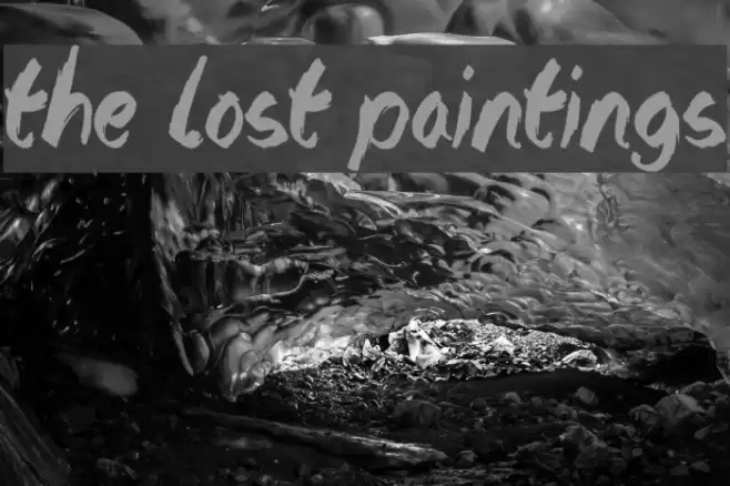 The Lost Paintings Caratteri examples