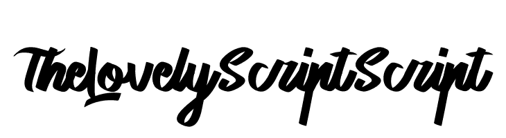 The Lovely Script Script  baixar fontes gratis