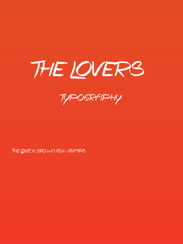 The Lovers Poster