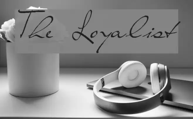 The Loyalist Font examples