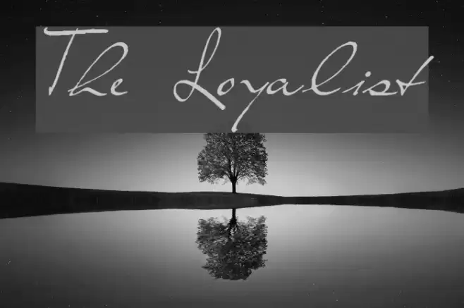 The Loyalist Font examples