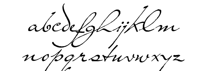 The Loyalist Font LOWERCASE