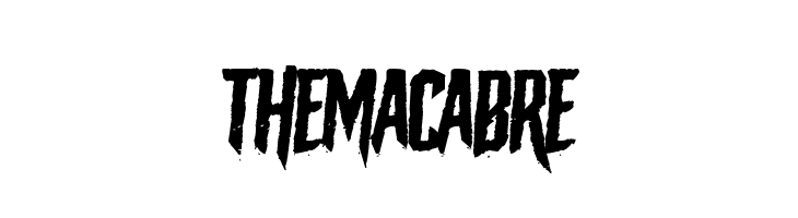 The Macabre  Frei Schriftart Herunterladen