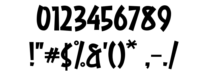 The Machinatos Font OTHER CHARS