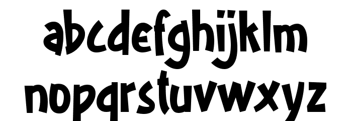 The Machinatos Font LOWERCASE