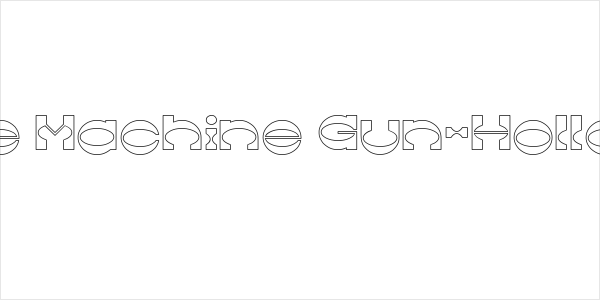 The Machine Gun-Hollow Logo
