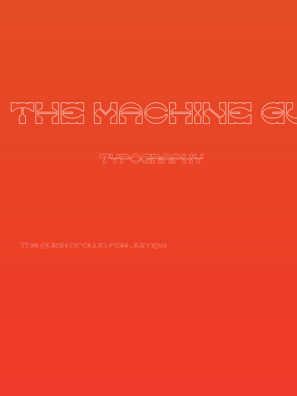 The Machine Gun-Hollow Poster