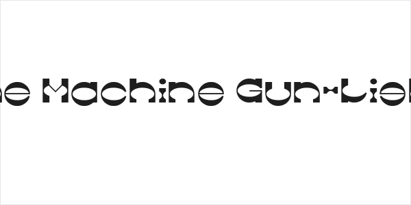 The Machine Gun-Light Logo
