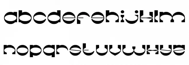 The Machine Gun-Light フォント 小文字