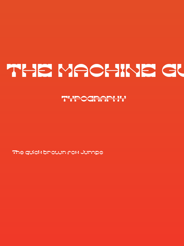 The Machine Gun Poster