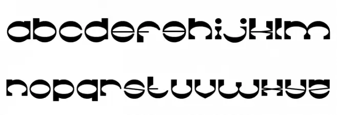 The Machine Gun 字体 小写