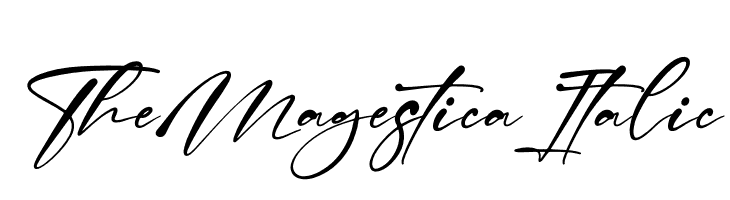 The Magestica Italic  لخطوط تنزيل